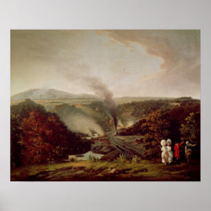 Póster Opinião da tarde Coalbrookdale, 1777