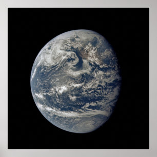 Póster Opinião de Apollo 11 da terra