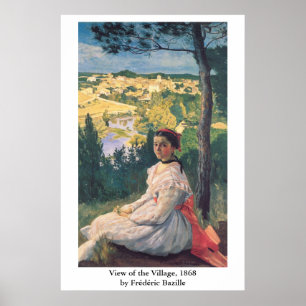 Póster Opinião de Frédéric Bazille da vila