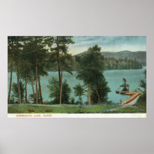 Póster Opinião de MaineScenic do lago Kennebago