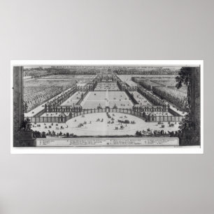 Póster Opinião de perspectiva geral do castelo