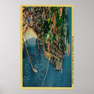 Poster Opinião do ar de Monterey e de Presido