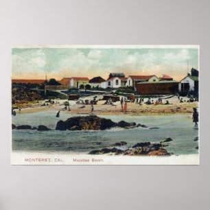 Póster Opinião do beira-rio de Macabee BeachMonterey, CA