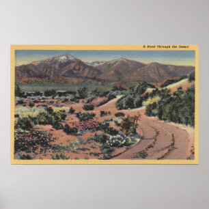 Póster Opinião do deserto de CaliforniaScenic