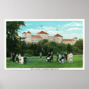 Póster Opinião do hotel de Washington da montagem da