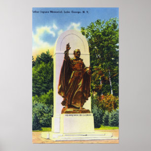 Poster Opinião do memorial de Jogues do pai