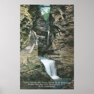 Póster Opinião do parque estadual de cascatas da cortina