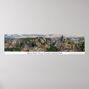 Póster Opinião do ponto da geleira em Yosemite