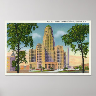 Póster Opinião exterior a câmara municipal & o McKinley