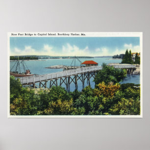 Póster Opinião nova da ponte do pé da ilha principal