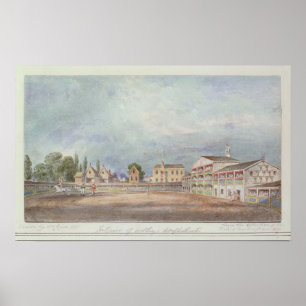 Póster Opinião o anfiteatro de Astley, 1777