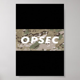 Poster OPSEC - Segurança de Operações