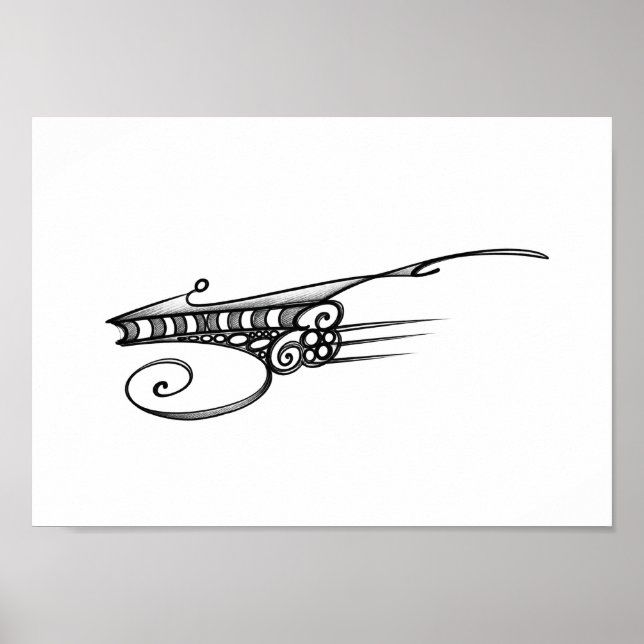 Poster Optical space ship (Frente)
