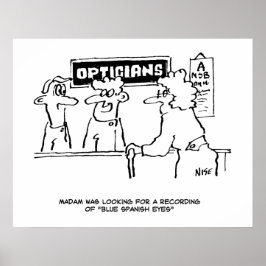 Poster Optician é chamado para "Olhos Espanhóis"