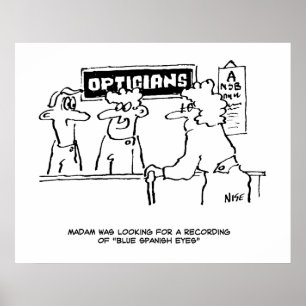 Poster Optician pede "Olhos Espanhóis"