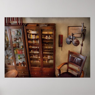 Poster Optometrista - o escritório dos optometristas