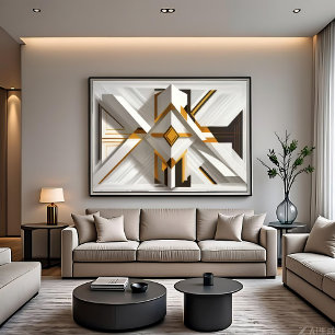 Poster Opulência Geométrica