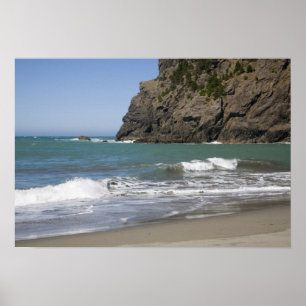 Póster OR, Costa do Oregon, Praia Whaleshead, Sul