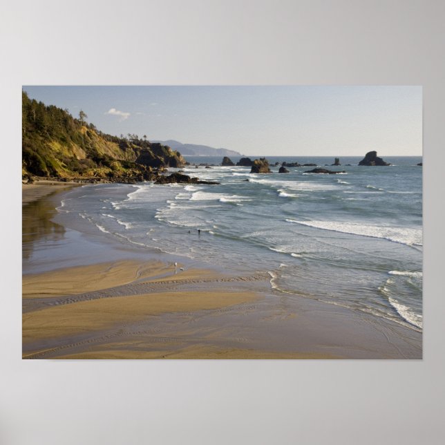 Póster OR, Oregon Coast, Ecola State Park, Índia (Frente)