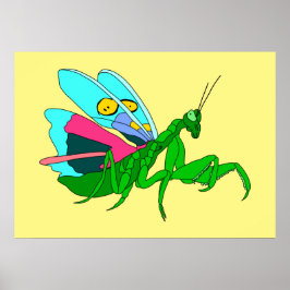 Poster Oração Colorida Mantis