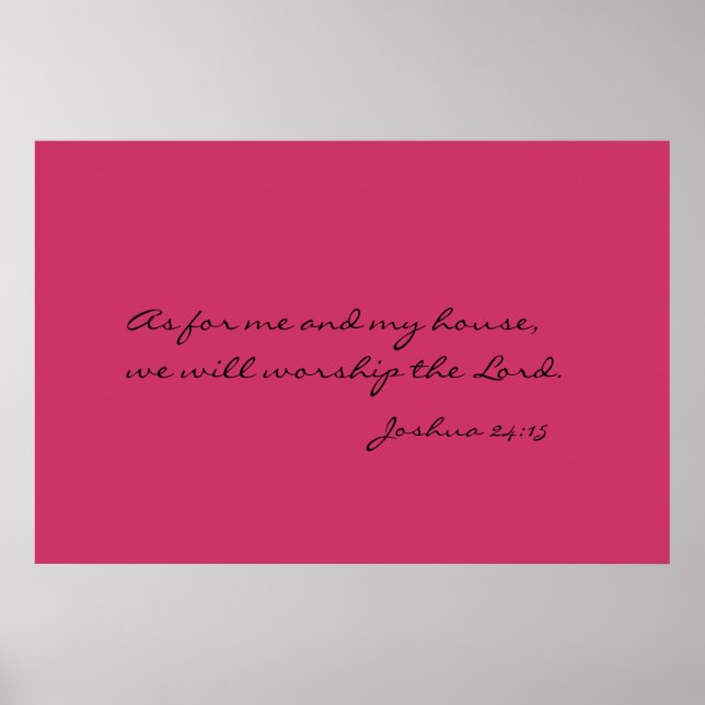 Poster Oração da Casa (Frente)