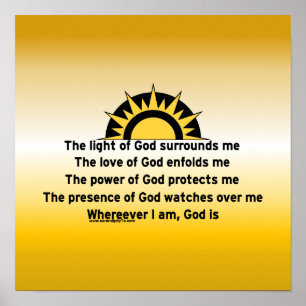 Póster Oração da proteção