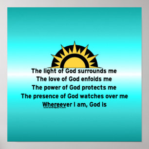 Póster Oração da proteção