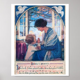 Poster Oração de Criança, Jessie Willcox Smith