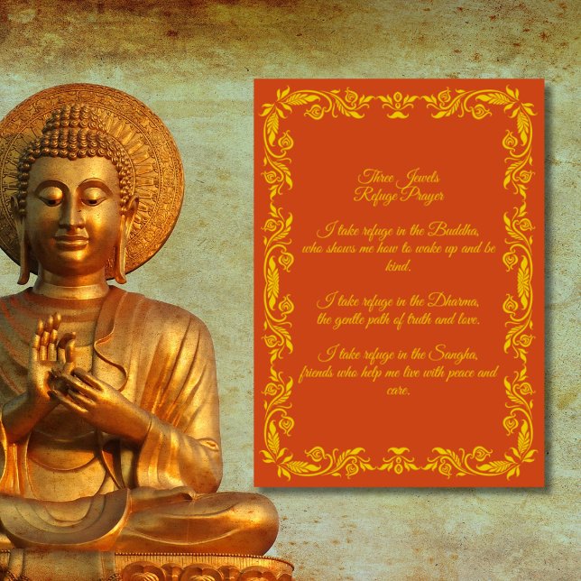 Poster Oração de Refúgio das Três Joias – Versão Infantil (Criador carregado)