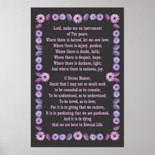 POSTER ORAÇÃO DE ST FRANCIS