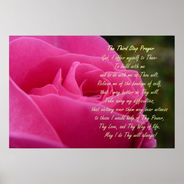 Póster Oração de Terceiro Passo (Frente)
