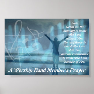 Póster Oração de um Membro da Banda Culto