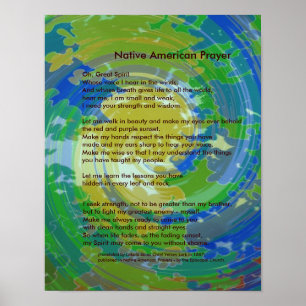 Poster Oração do nativo americano