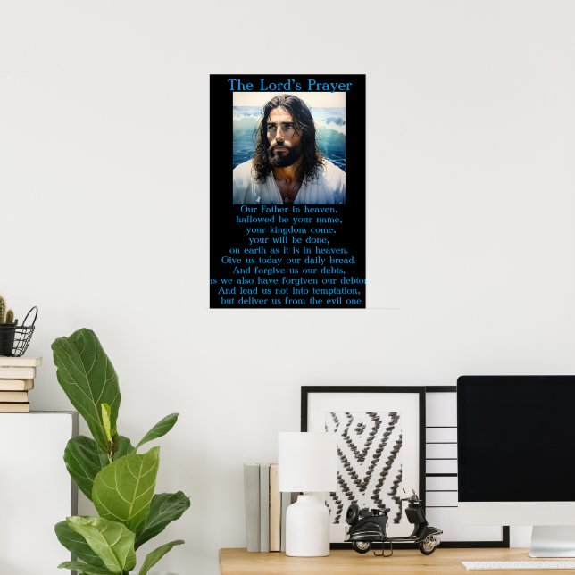 Poster Oração do Oceano (Escritório em casa)