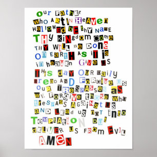 Póster Oração do Senhor