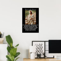 Oração do Senhor Bom Pastor Rebanho Arte
