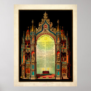 Poster Oração do Senhor dos Maçons (1892)