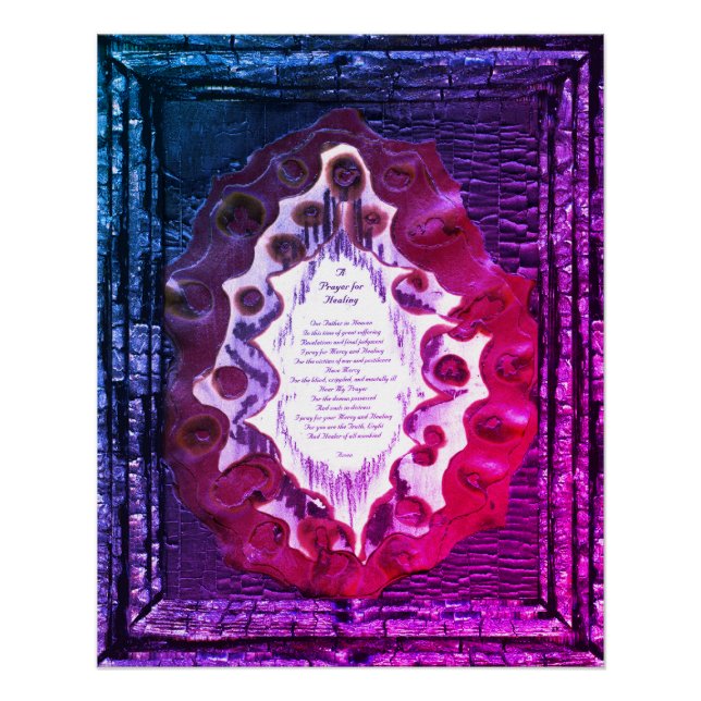 Póster Oração Para Curar (Frente)