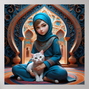 Poster Oração Puramente Pacífica - Companhia Mesquita