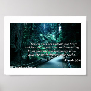 Póster Orações de Escritura de bíblia