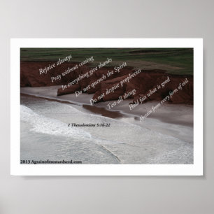 Poster Orações de Escritura de bíblia