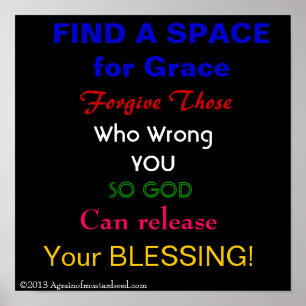 Poster Orações de Escritura de bíblia