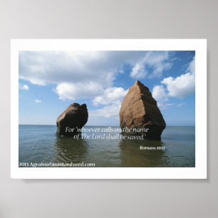 Póster Orações de Escritura de bíblia