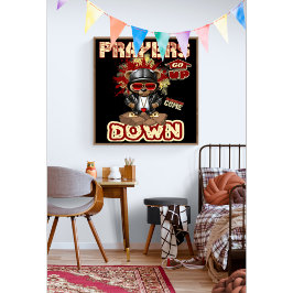 Póster Orações Subem Fé Cristã