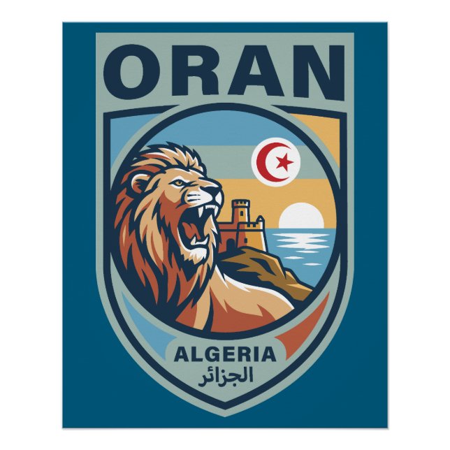 Póster Oran Algeria North Africa (Frente)