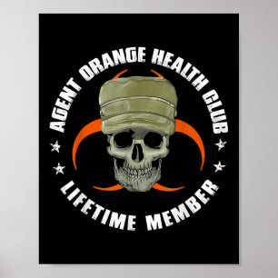 Poster Orange Agent Health Club Lifetime Member Vietnam V