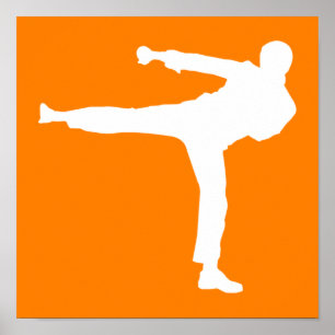 Póster Orange Martial Arts