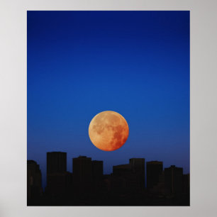 Poster Orange Moon
