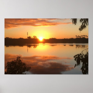 Poster Orange Sunrise