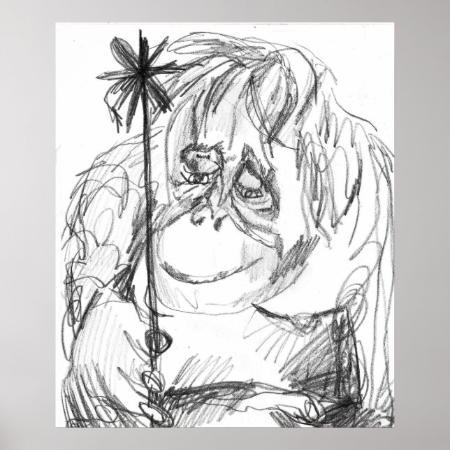 Póster orangotano (Frente)